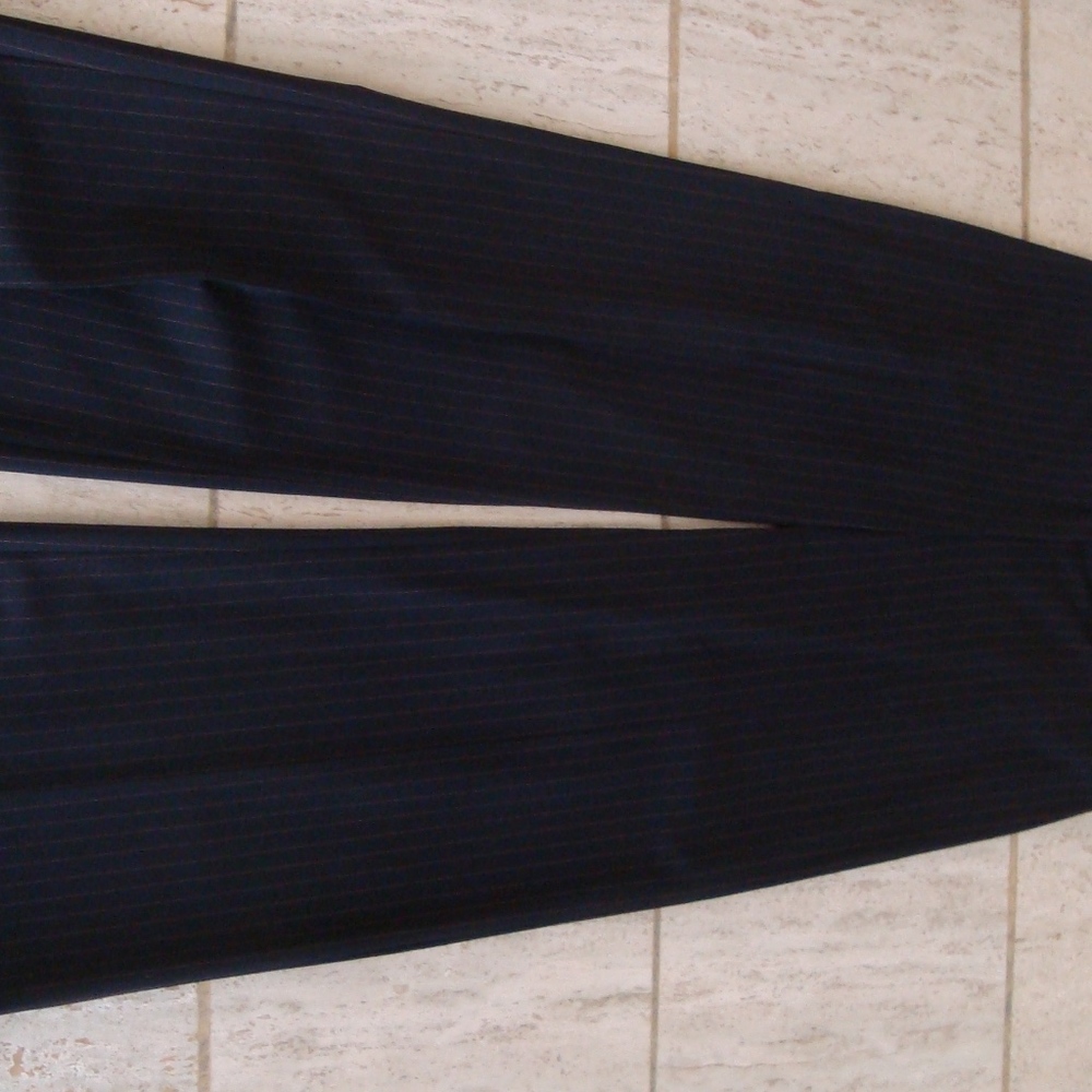 Michael Kors Black Pants with Red Pinstripe Sz 6